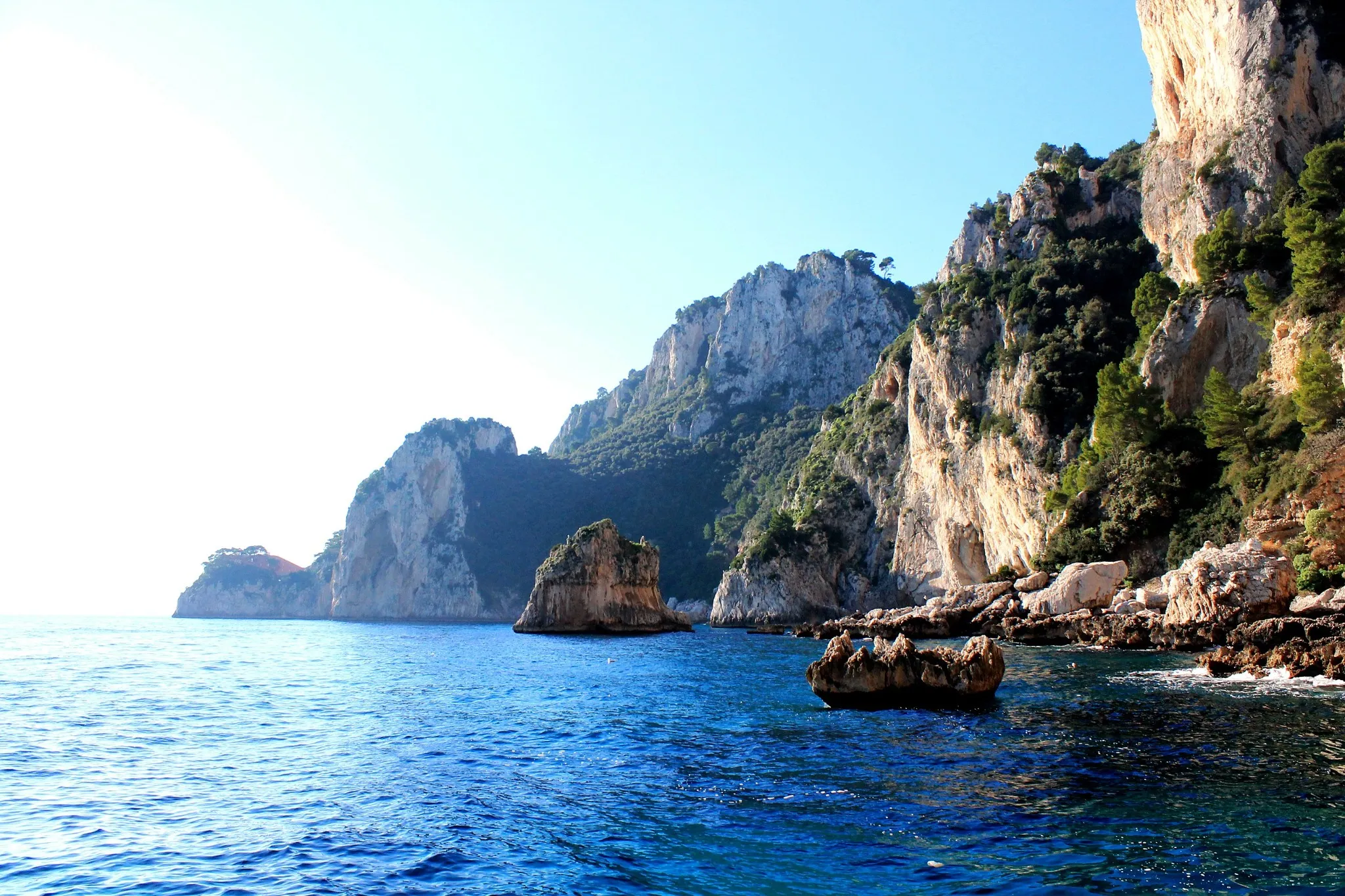 capri mare veduta