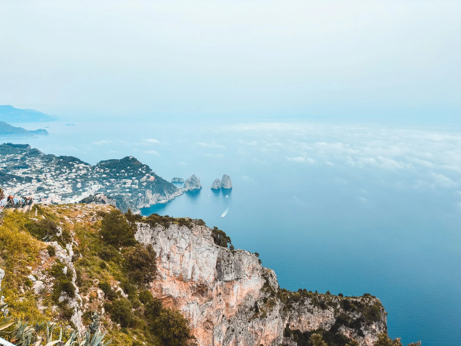 veduta mare capri, campania